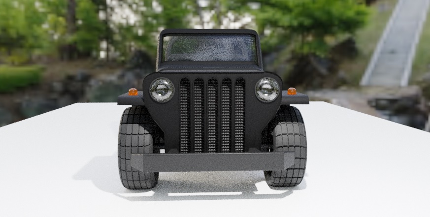 Basic Jeep car model preview image 2